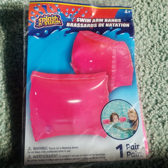 New Kids Swim Floatie Arm Bands | Pink | Swim - Picture 1 of 4